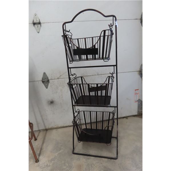 Veggie Basket Stand 49x16x11