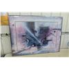 Image 1 : Framed Colourful Abstract Picture 35x47