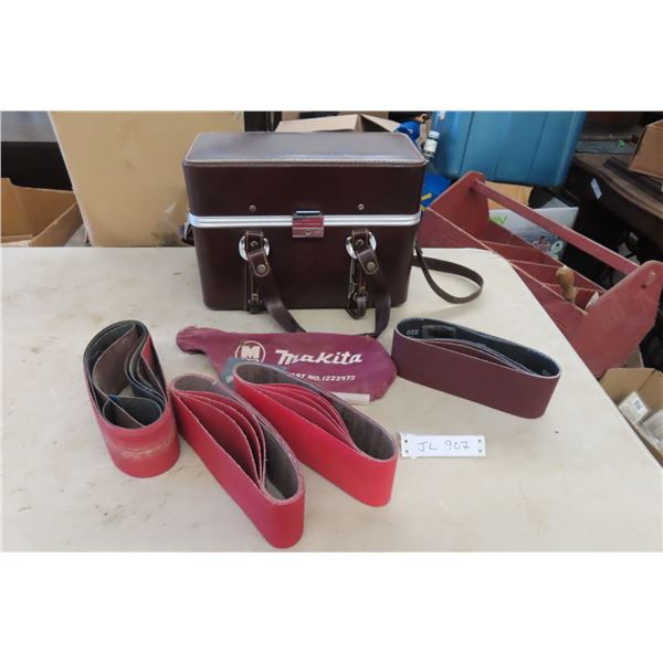 3"x18" Belt Sander Sandpaper Mostly New, 19 Piece