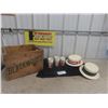 Image 2 : Blackwood Crate, 2 Party Election, Vintage Pepsi Glasses