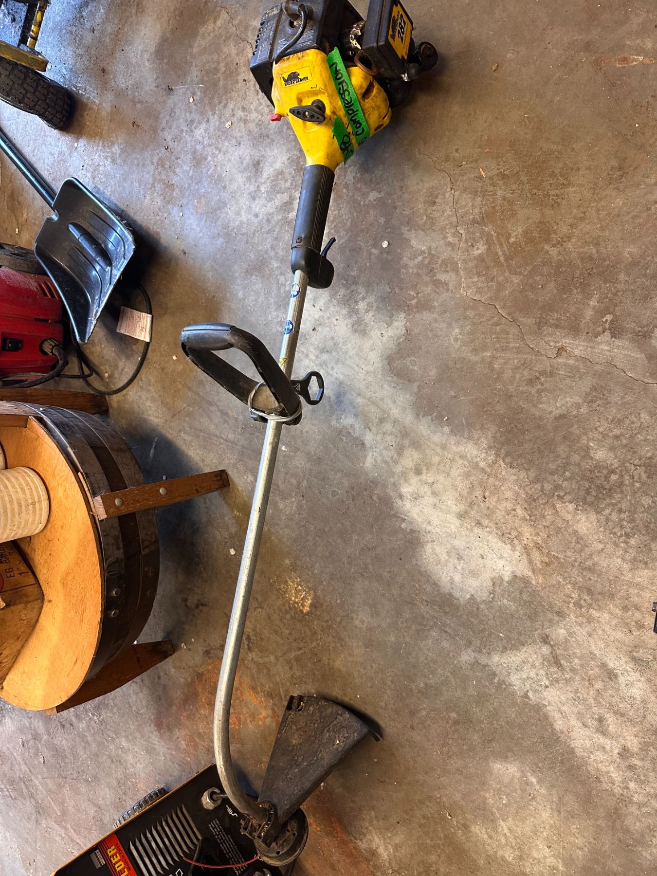Eager beaver weed eater- has compression