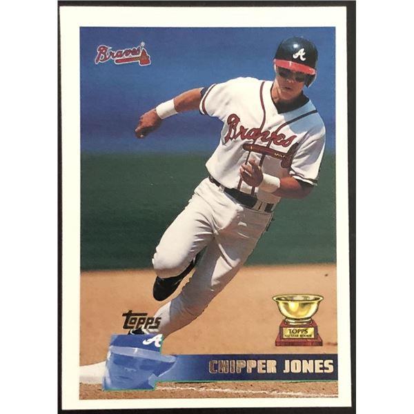 1996 TOPPS CHIPPER JONES (HOF) ROOKIE CARD