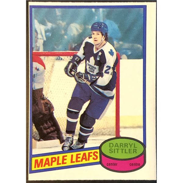 1980-81 O-PEE-CHEE DARRYL SITTLER (HOF)