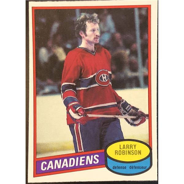 1980-81 O-PEE-CHEE LARRY ROBINSON (HOF)