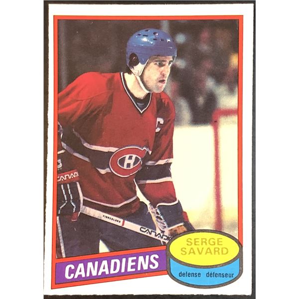 1980-81 O-PEE-CHEE SERGE SAVARD (HOF)