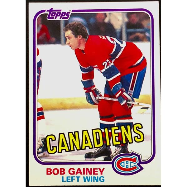 1981-82 TOPPS BOB GAINEY (HOF)
