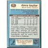 Image 2 : 1981-82 TOPPS DAVE TAYLOR (HOF)