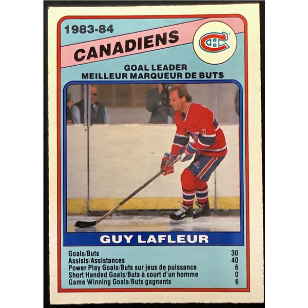 1984-85 O-PEE-CHEE GUY LAFLEUR (HOF)