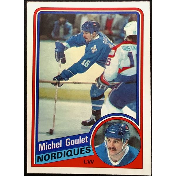1984-85 O-PEE-CHEE MICHEL GOULET (HOF)