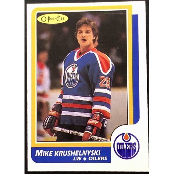 1986-87 O-PEE-CHEE MIKE KRUSHELNYSKI