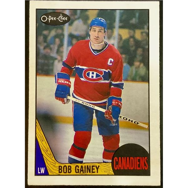 1987-88 O-PEE-CHEE BOB GAINEY (HOF)