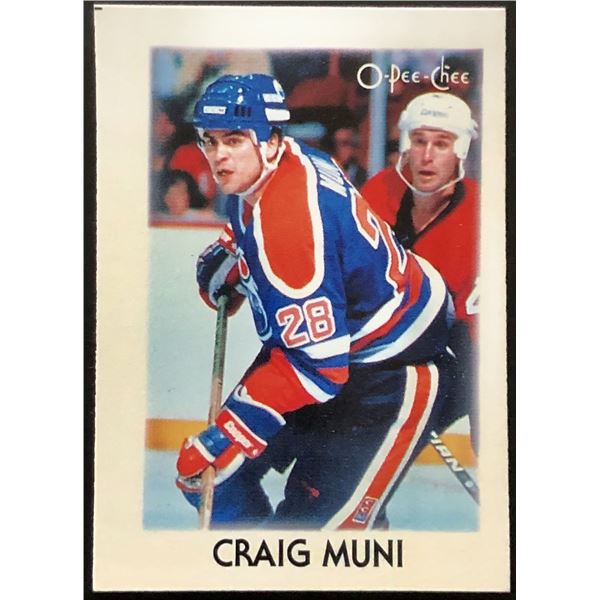 1987-88 O-PEE-CHEE CRAIG MUNI