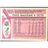 Image 2 : 1987-88 O-PEE-CHEE PAUL MacLEAN