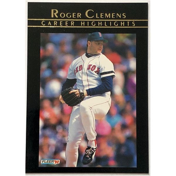 1992 FLEER ROGER CLEMENS