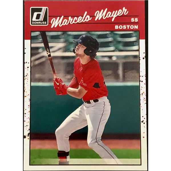 2023 DONRUSS MARCELO MAYER ROOKIE CARD