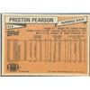 Image 2 : 1981 TOPPS PRESTON PEARSON