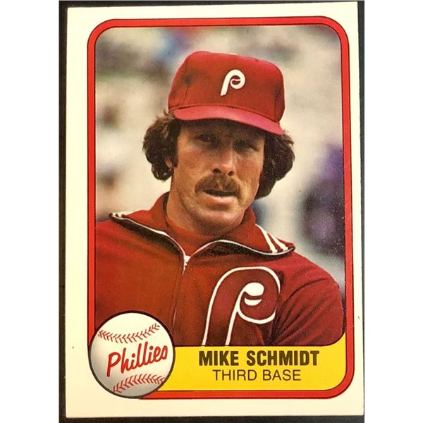 1981 FLEER MIKE SCHMIDT (HOF)
