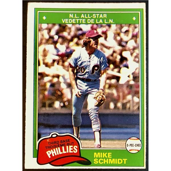 1981 O-PEE-CHEE MIKE SCHMIDT (HOF)