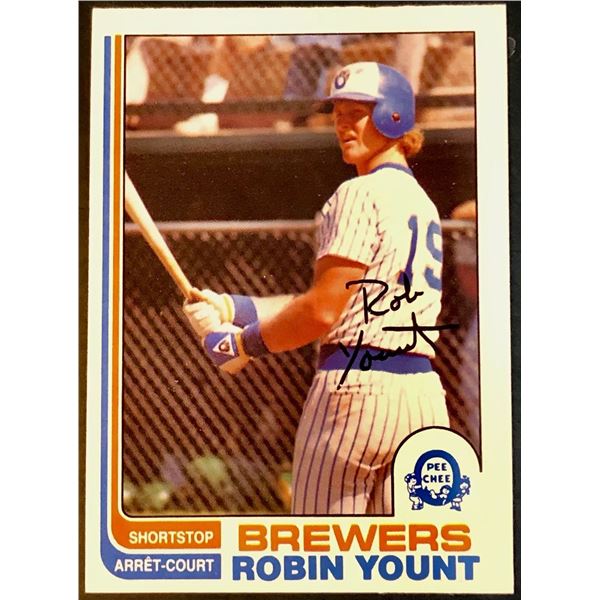 1982 O-PEE-CHEE ROBIN YOUNT (HOF)