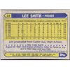 Image 2 : 1987 TOPPS LEE SMITH (HOF)