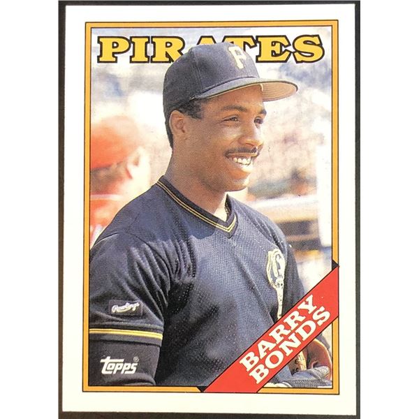 1988 TOPPS BARRY BONDS