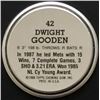 Image 2 : 1988 TOPPS BASEBALL COINS - DWIGHT GOODEN