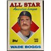 Image 1 : 1988 TOPPS WADE BOGGS (HOF)