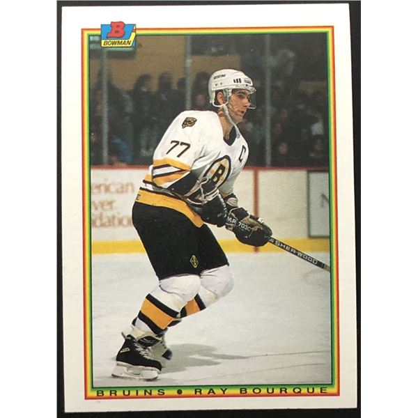 1990-91 BOWMAN RAY BOURQUE (HOF)