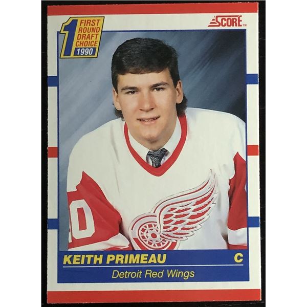 1990-91 SCORE KEITH PRIMEAU ROOKIE CARD