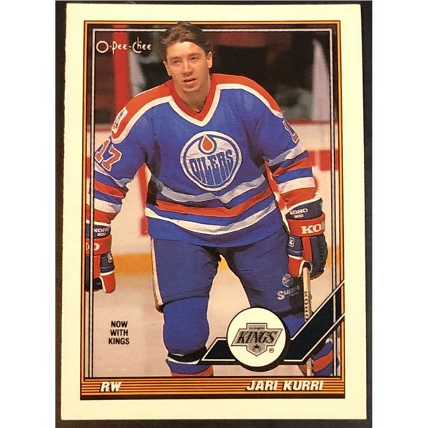 1991-92 O-PEE-CHEE JARI KURRI (HOF)