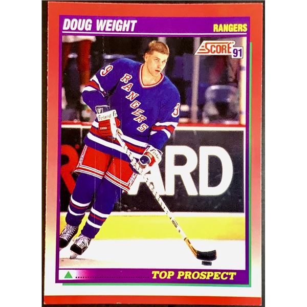 1991-92 SCORE DOUG WEIGHT ROOKIE CARD