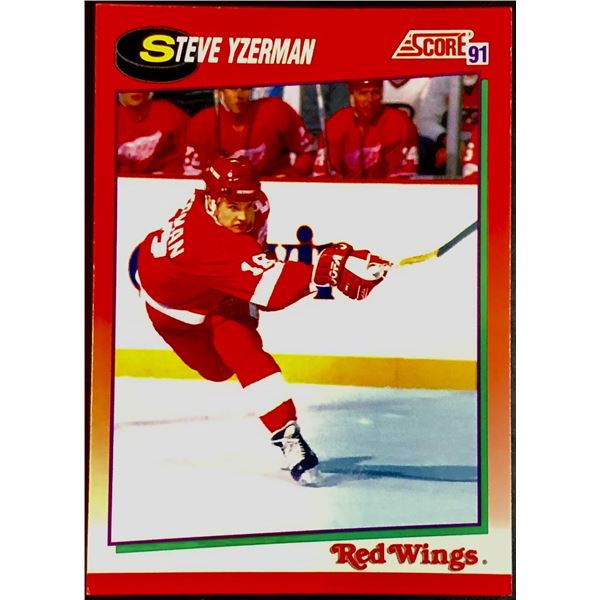 1991-92 SCORE STEVE YZERMAN (HOF)