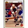 Image 1 : 1991-92 UPPER DECK BRETT HULL (HOF)