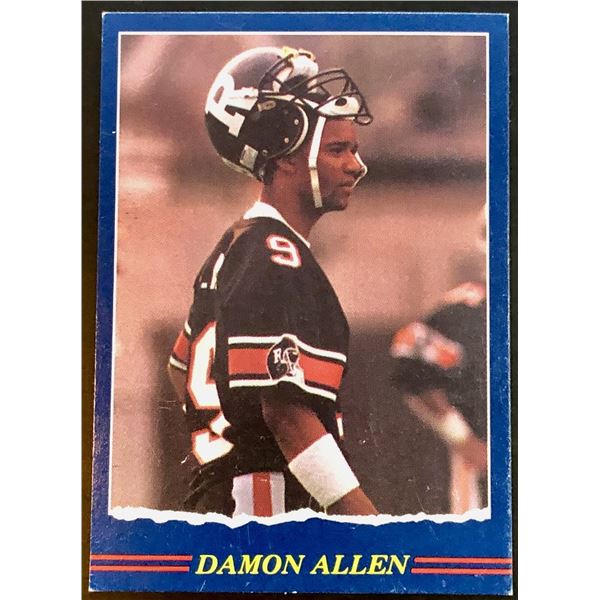 1989 JOGO CFL DAMON ALLEN (HOF)