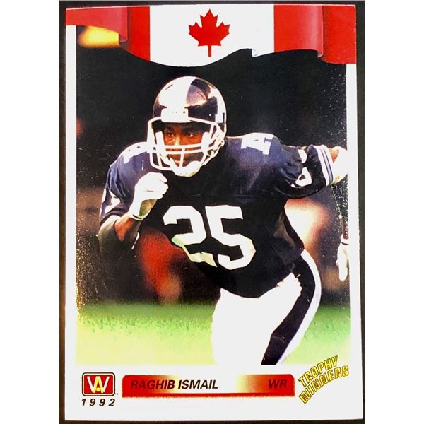 1991 AW SPORTS CFL ROCKET ISMAIL ROOKIE CARD