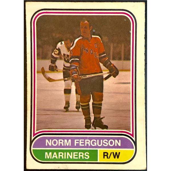 1975-76 WHA O-PEE-CHEE NORM FERGUSON