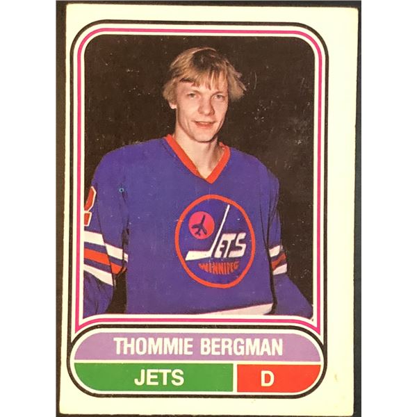 1975-76 WHA O-PEE-CHEE THOMMIE BERGMAN ROOKIE CARD