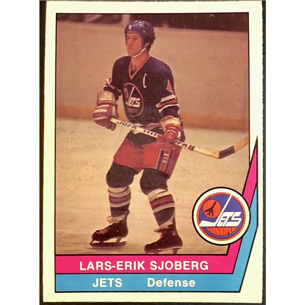 1977-78 WHA O-PEE-CHEE LARS-ERIK SJOBERG
