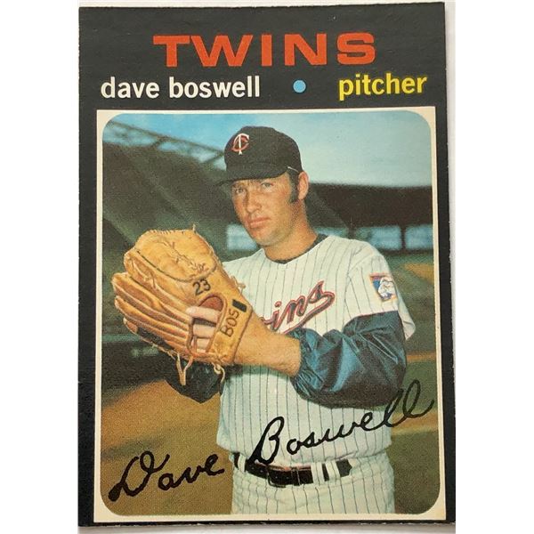 1971 O-PEE-CHEE HIGH NUMBERS - DAVE BOSWELL