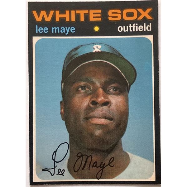 1971 O-PEE-CHEE HIGH NUMBERS - LEE MAYE