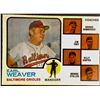 Image 1 : 1973 O-PEE-CHEE EARL WEAVER (HOF)