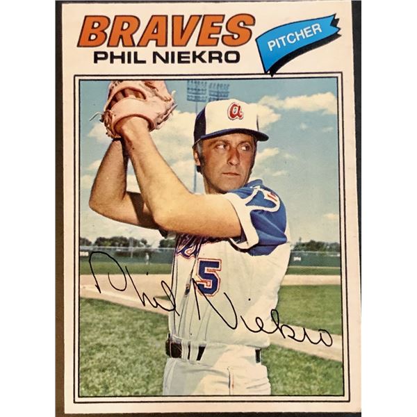 1977 O-PEE-CHEE PHIL NIEKRO (HOF)