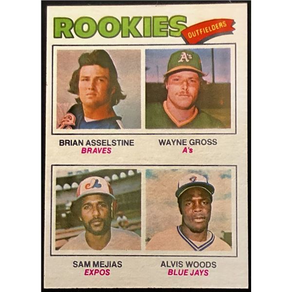 1977 TOPPS WAYNE GROSS / ALVIS WOODS ROOKIE CARD