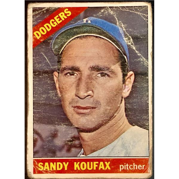 1966 O-PEE-CHEE SANDY KOUFAX (HOF)