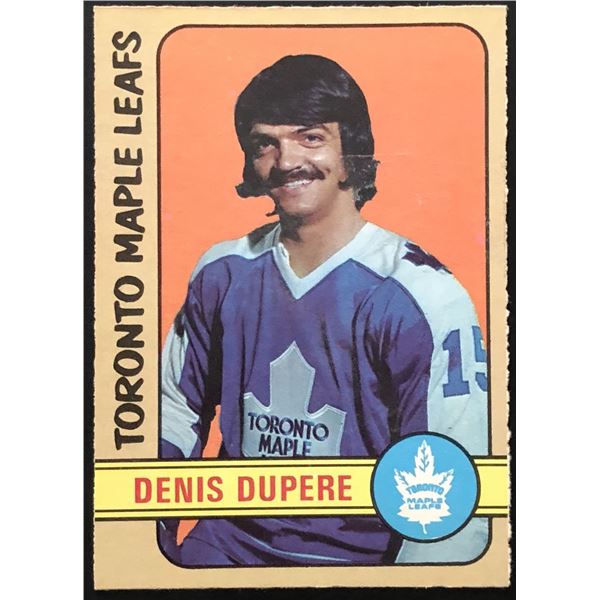 1972-73 O-PEE-CHEE DENIS DUPERE ROOKIE CARD