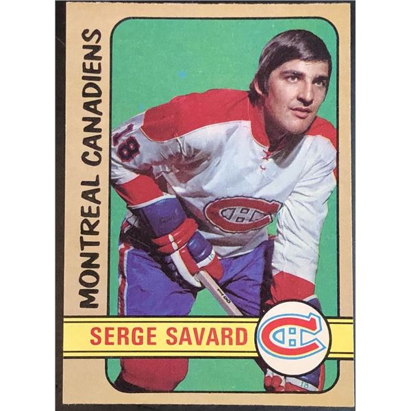 1972-73 O-PEE-CHEE SERGE SAVARD (HOF)