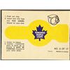 Image 1 : 1973-74 O-PEE-CHEE TORONTO MAPLE LEAFS - RING INSERT
