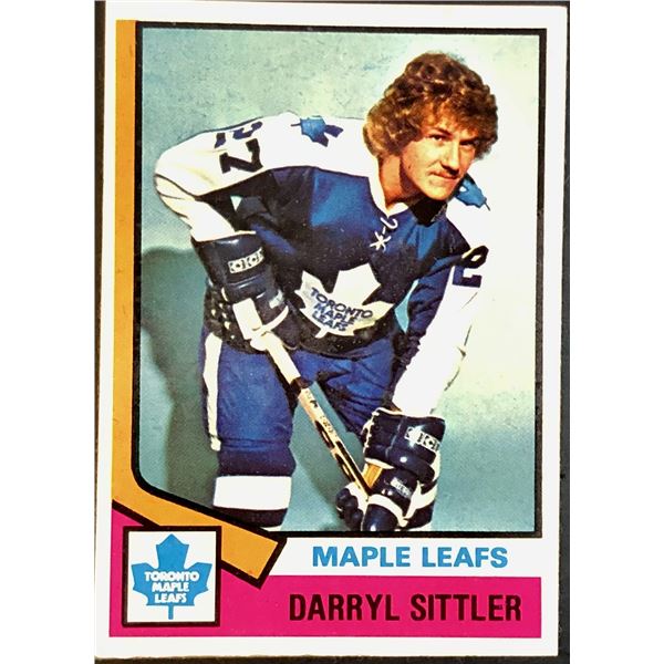1974-75 NHL TOPPS DARRYL SITTLER (HOF)