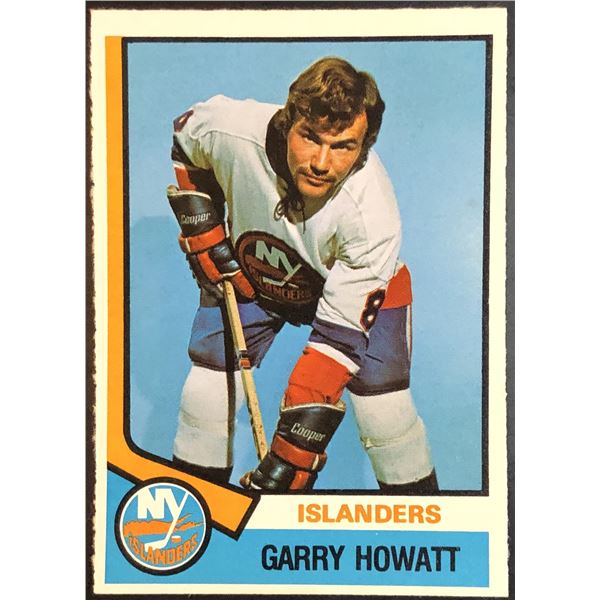 1974-75 O-PEE-CHEE GARRY HOWATT ROOKIE CARD