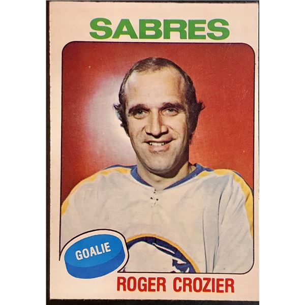 1975-76 NHL O-PEE-CHEE ROGER CROZIER (HOF)